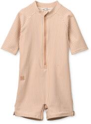 LIEWOOD Детски бански костюм LIEWOOD Kid's Max Seersucker Shortsleeve Swim Jumpsuit Swimsuit - Y/D Stripe Pale Tuscany / Creme De La Creme - размер 80 (EU) (750-3107-0215)