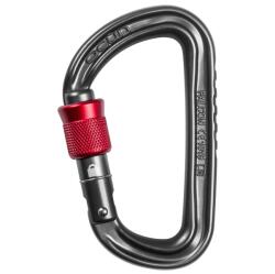 Ocun Винтов карабинер Ocun Falcon Screw Screwgate carabiner - Anthracite / Red - размер One Size (322-0072-0211)