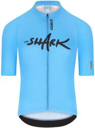 Q36.5 Мъжка фланелка с къс ръкав за колоездене Q36.5 Gregarius Pro Nibali Ocean Jersey Cycling jersey - Light Blue - размер XXL (056-3879-0116)