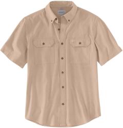 Carhartt Мъжка риза с копчета Carhartt Loose Chambray S/S Shirt - Dark Tan Chambray (033-2289-0213)