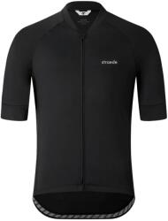 straede Мъжка фланелка с къс ръкав за колоездене straede Kaern Jersey Cycling jersey - Black (056-4258-0112)