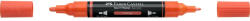 Faber-Castell Akril marker kétvégű MULTIMARK 115 Faber-Castell narancs (FC185915) - iroszer24