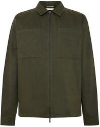 KnowledgeCotton Apparel Мъжка риза с копчета Knowledgecotton apparel Regular Fit Twill Overshirt Shirt - Forrest Night (033-2932-0211)