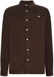KnowledgeCotton Apparel Мъжка риза с копчета KnowledgeCotton Apparel Regular 26-Wales Corduroy Shirt - Chocolate Torte - размер XXL (033-2926-0114)