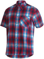Maier Sports Мъжка риза с копчета Maier Sports Mauro Shirt - Salsa / Blue Aster / Check - размер 48 (EU) (033-1499-2811)