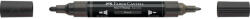 Faber-Castell Akril marker kétvégű MULTIMARK 199 Faber-Castell fekete (FC185999) - iroszer24