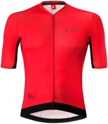 Löffler Фланелка с къс ръкав за колоездене Löffler Bike Jersey Full-Zip Curro Hotbond Cycling jersey - Red - размер 50 (EU) (056-3927-0213)
