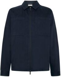 KnowledgeCotton Apparel Мъжка риза с копчета Knowledgecotton apparel Regular Fit Twill Overshirt Shirt - Total Eclipse (033-2932-0311)