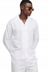 Boohooman Fehér Férfi Ing Casual Hosszú Ujjú Gallér S Z3A* (CMM06775-173-30)