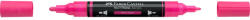 Faber-Castell Akril marker kétvégű MULTIMARK 253 Faber-Castell neon rózsaszín (FC185953) - iroszer24
