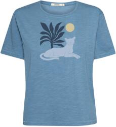 GreenBomb Дамска тениска GreenBomb Women's Panther Leaves Nova T-Shirt - Glacier Blue (916-7006-0114)