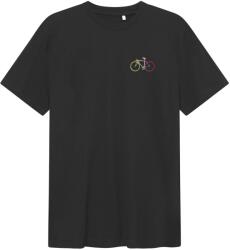 DEDICATED Мъжка тениска DEDICATED T-Shirt Stockholm Small Paper Cut Bike T-shirt - Black (216-5503-0112)