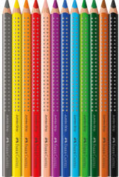 Faber-Castell Színes ceruza készlet háromszögletű GRIP Jumbo Faber-Castell 12klf. szín (FC110912)