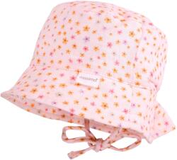 maximo Шапка maximo Baby's Hat with Tie + Muslin Lining Hat - Muschelrosa / Blümchen - размер 41 cm (904-6331-0612)