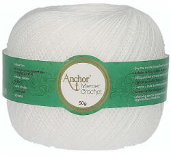  Anchor 80-as horgoló fonal 50g - fehér
