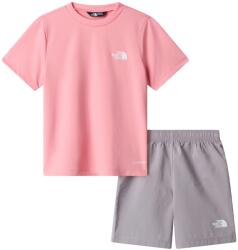 The North Face Детска спортна тениска The North Face Kid's 24/7 Set Sport shirt - Coral Crush / Transcendent Grey - размер 2 Years (704-5979-0111)