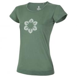 Ocun Дамска тениска Ocun Women's Classic T Organic Flower T-shirt - Green Duck - размер XS (116-9149-0111)