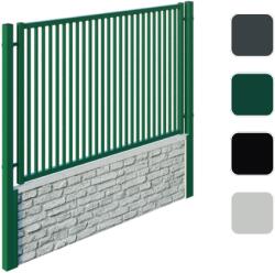  KERETES Design Pálcás Kerítésmező, horganyzott, porszórt, keret: 40 x 40 mm és 30 mm x 40 mm, betét 20 mm x 20 mm, szélesség 2000 mm, magasság: 1000 mm - keriteszona - 95 775 Ft