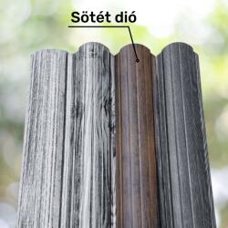  OSLO famintás kerítésléc - egyoldalas, íves Sötét dió