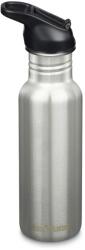 Klean Kanteen Бутилка за вода Klean kanteen Classic Narrow Flip Sport Water bottle - Brushed Stainless - размер 532 ml (533-2199-0211)