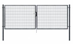  PILOFOR SUPER kétszárnyú kapu 1580 x 4090 mm 2D betéttel RAL7016