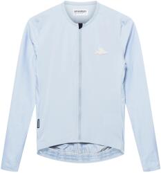 CafÉ du cycliste Мъжка фланелка с дълъг ръкав за колоездене CAFÉ DU CYCLISTE Andrea Cycling jersey - Horizon Grey (056-4288-0211)