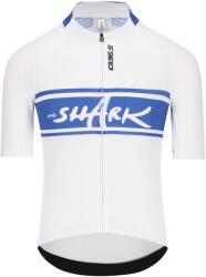 Q36.5 Мъжка фланелка с къс ръкав за колоездене Q36.5 Gregarius Pro Nibali Ocean Jersey Cycling jersey - White (056-3879-0214)