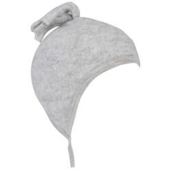 Engel Зимна шапка (beanie) Engel Baby Hat, Wool Fleece Beanie - Hellgrau Melange - размер 74/80 (EU) (204-4079-0311)