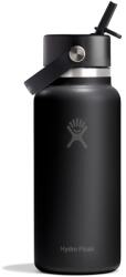Hydro Flask Бутилка за вода Hydro flask Wide Flex Straw Cap Water bottle - Black II - размер 946 ml (533-1817-1611)