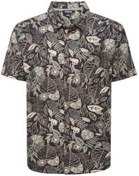 Sherpa Мъжка риза с копчета Sherpa Balun S/S Shirt - Black Tropical (033-3229-0111)
