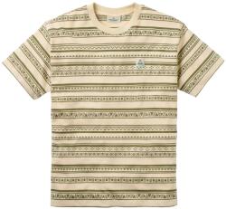 Passenger Мъжка тениска Passenger Mellower Jacquard Relaxed Fit T-Shirt - Geo Stripe Birch / Khaki - размер XXL (216-7861-0115)