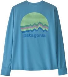 Patagonia Детска спортна тениска Patagonia Kid's L/S Cap SW T-Shirt Sport shirt - Ridge Rise Moonlight: Shore Blue - размер XL (704-4467-0615)