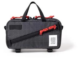 Topo Designs Чанта за кръст Topo designs Mini Quick Pack Hip bag - Black / Grid - размер 2, 5 l (510-5449-1011)