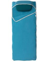 Sea to Summit Вътрешен чувал Sea to summit Breeze Lightweight Liner with Pillow Sleeve Travel sleeping bag - Cendre Blue - размер Long (515-0265-0111) Спален чувал