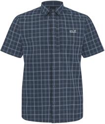 Jack Wolfskin Мъжка риза с копчета Jack Wolfskin Norbo S/S Shirt - Check Midnight Sky (033-3068-0212)