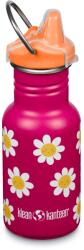 Klean Kanteen Детска бутилка за вода Klean kanteen Kid's Classic Narrow with Sippy Cap Water bottle - Happy Flowers - размер 355 ml (533-1429-1411)
