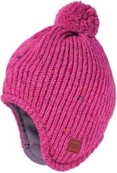 maximo Детска зимна шапка (beanie) Maximo Kids' Beanie Ribbed with Braid Beanie - Dark Pink Melange - размер 47-49 cm (904-5111-0211)