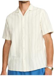 Revolution Мъжка риза с копчета Revolution Cuban Shirt Striped S/S Shirt - Blue III - размер M (033-3267-0412)