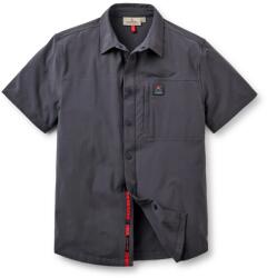 Passenger Мъжка риза с копчета Passenger Traveller S/S Stretch Shirt 2.0 Shirt - Storm Grey (033-3115-0211)