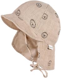 maximo Шапка с козирка Maximo Baby's Peak Cap with Tie + Muslin Neck Protector Cap - Beigemeliert / Löwe - размер 45 cm (904-6332-0312)