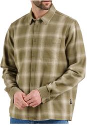 DEDICATED Мъжка риза с копчета DEDICATED Shirt Rute Flannel Shadow Check Shirt - Leaf Green - размер XXL (033-2359-0416)