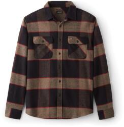 Brixton Мъжка риза с копчета Brixton Bowery Flannel Shirt - Heather Grey / Charcoal (033-2867-0211)