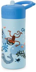 Affenzahn Детска бутилка за вода Affenzahn Kid's Edelstahl Trinkflasche Water bottle - Unendliche Unterwasserwelt - размер 0, 43 l (533-2362-0311)