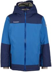 Mammut Детско водоустойчиво яке Mammut Kid's Treeline Hardshell Thermo Hooded Jacket Waterproof jacket - Tschiel / Marine - размер 104 (EU) (703-6434-0211)