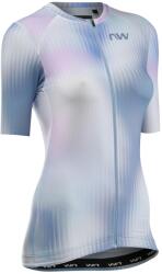 Northwave Дамска фланелка с къс ръкав за колоездене Northwave Women's Blade Jersey Short Sleeve Cycling jersey - Ice Grey (156-2613-0612)