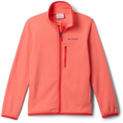 Columbia Детско поларено яке Columbia Kid's Essential Hike Grid Fleece Full Zip Fleece jacket - Hot Coral - размер XL (703-6866-0216)