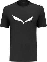 Salewa Мъжка спортна тениска Salewa Solidlogo Dry T-Shirt Sport shirt - Black Out - размер 56 (216-2734-0717)