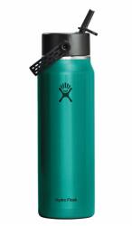 Hydro Flask Термо бутилка Hydro Flask Lightweight Wide Flex Straw Cap Insulated bottle - Emerald Green - размер 710 ml (533-2421-0112)