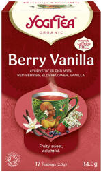 YOGI TEA BIO Bogyós gyümölcsös tea vaníliával 17x2g Yogi Berry Vanilla - rostesvitamin