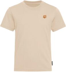 Jack Wolfskin Детска тениска Jack Wolfskin Kid's Paw T-Shirt - Paw Oyster - размер 128 (EU) (704-5896-0213)